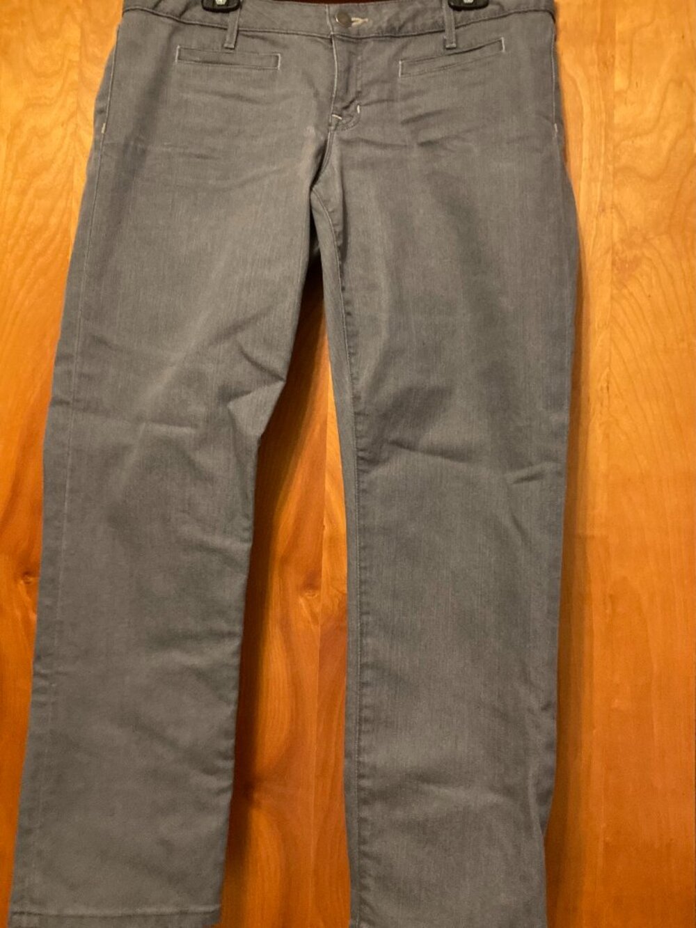 Gap Limited Edition mid-rise straight trouser jeans in gray denim 31/12